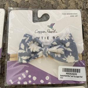 NWT Copper Pearl Bowtie Bow Lacie